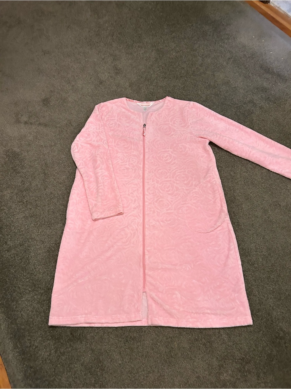Pink Velour Robe